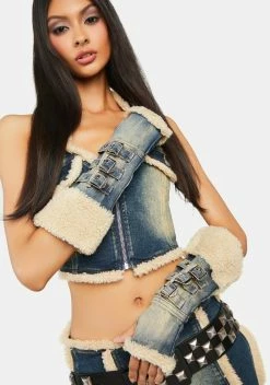 Generation Kiss Lara Denim Gloves