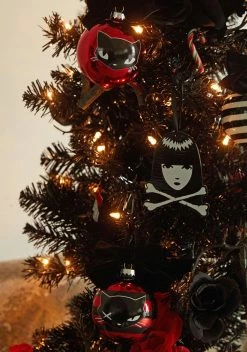 Dolls Kill X Emily The Strange Stay Distant Printed Ornament