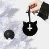 Dolls Home Miss Claws Cat Cross Ornament