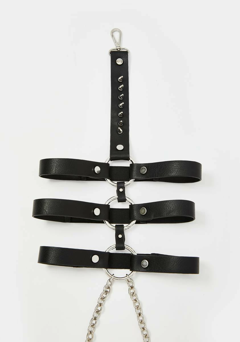 Disturbia Bound O-Ring Leg Harness - Image 2