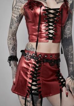 Funk Plus Black Pentagram Belt