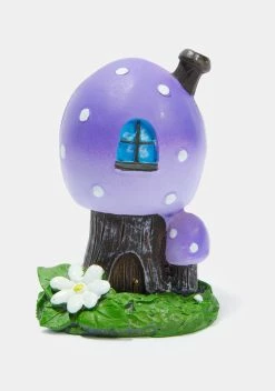X_Something Different Purple Smoking Toadstool Incense Holder