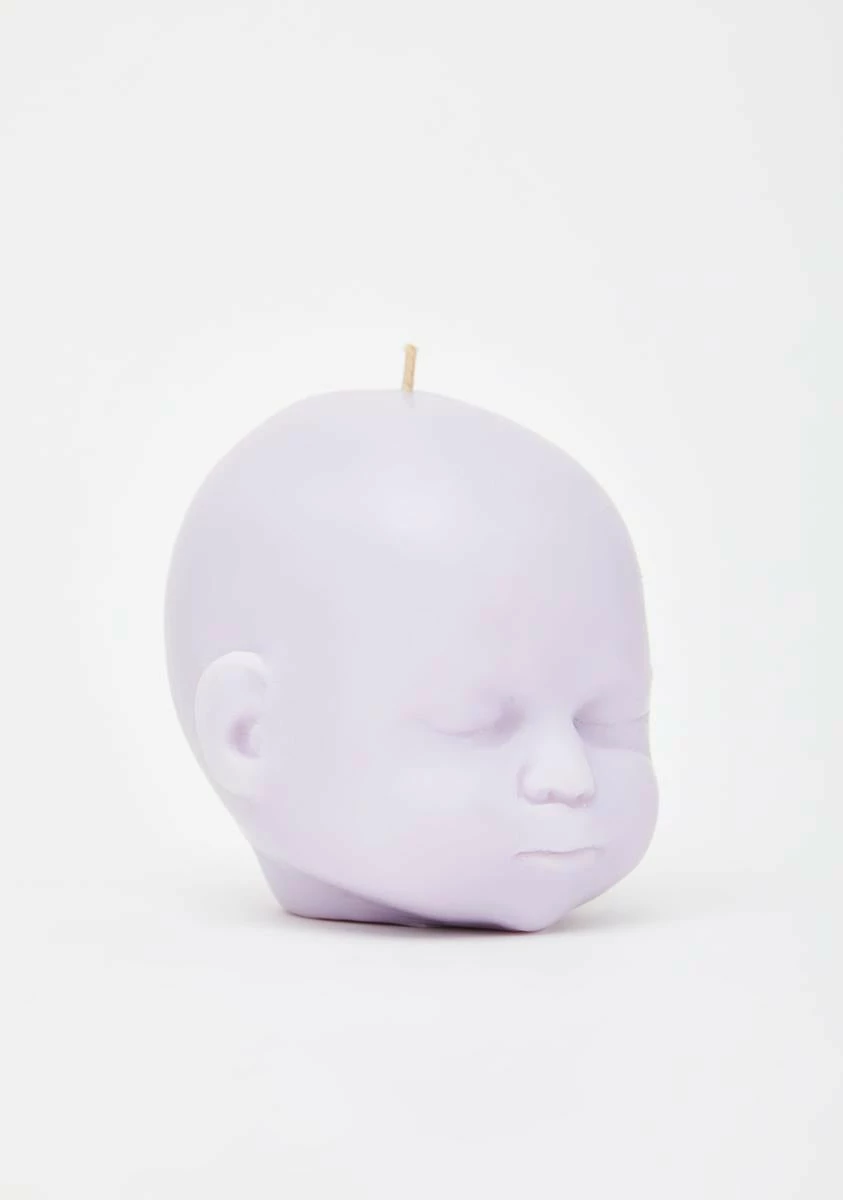 THE BLACKENED TEETH Lilac Baby Doll Soy Candle - Image 3