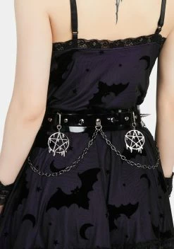 X_CIEL Fear Is Pain Pentagram Belt