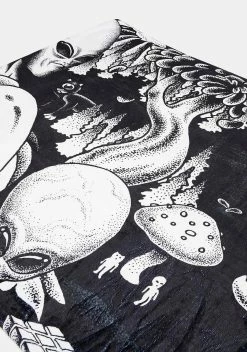 RIPNDIP Dark Twisted Fantasy Fleece Blanket