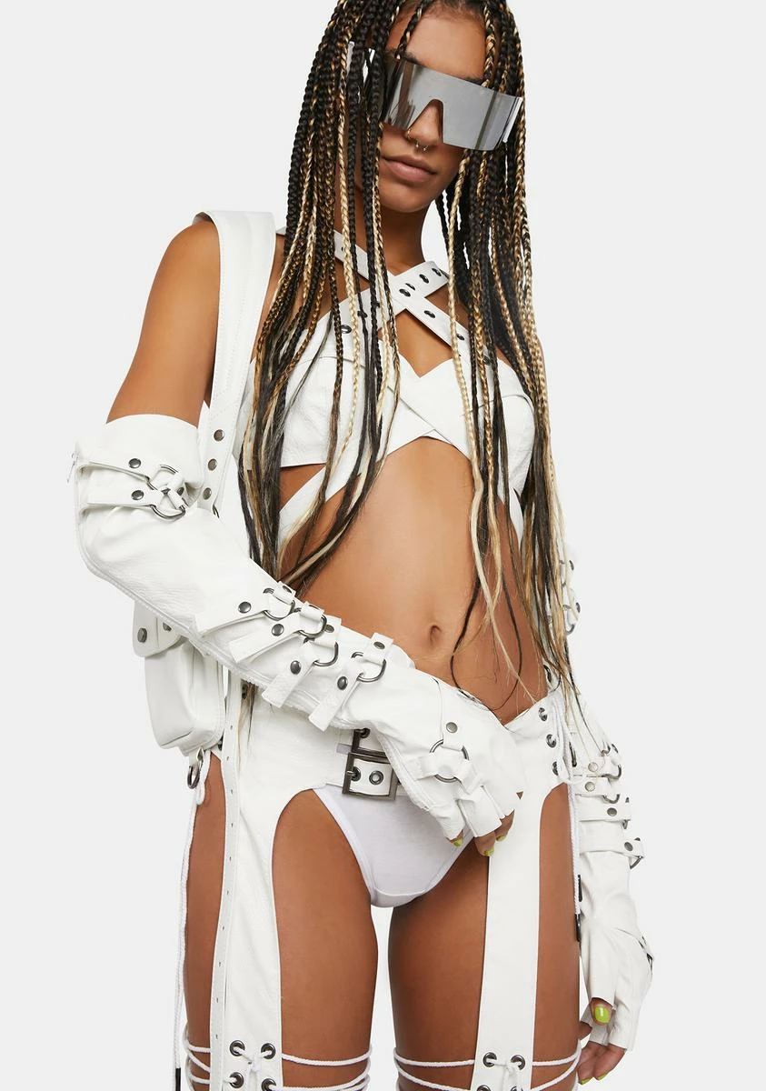 DARKER WAVS Compression Fingerless Gloves - Image 2