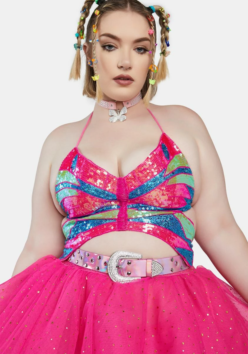 X_CIEL You Had Me At Techno Holographic Belt - Image 3