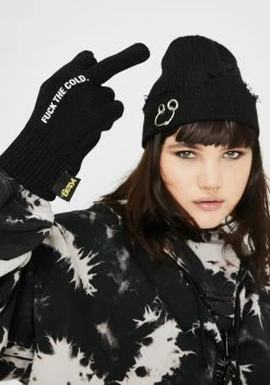 X_Ktag Damn The Cold Knit Gloves