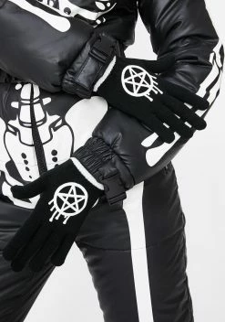 Too Fast Sporty Gram Knit Gloves