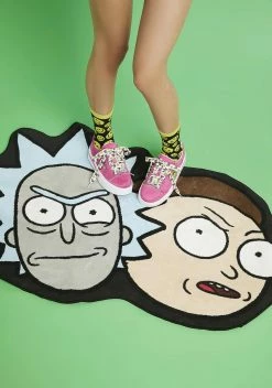 Dolls Kill X Rick And Morty Never Ricking Morty Rug