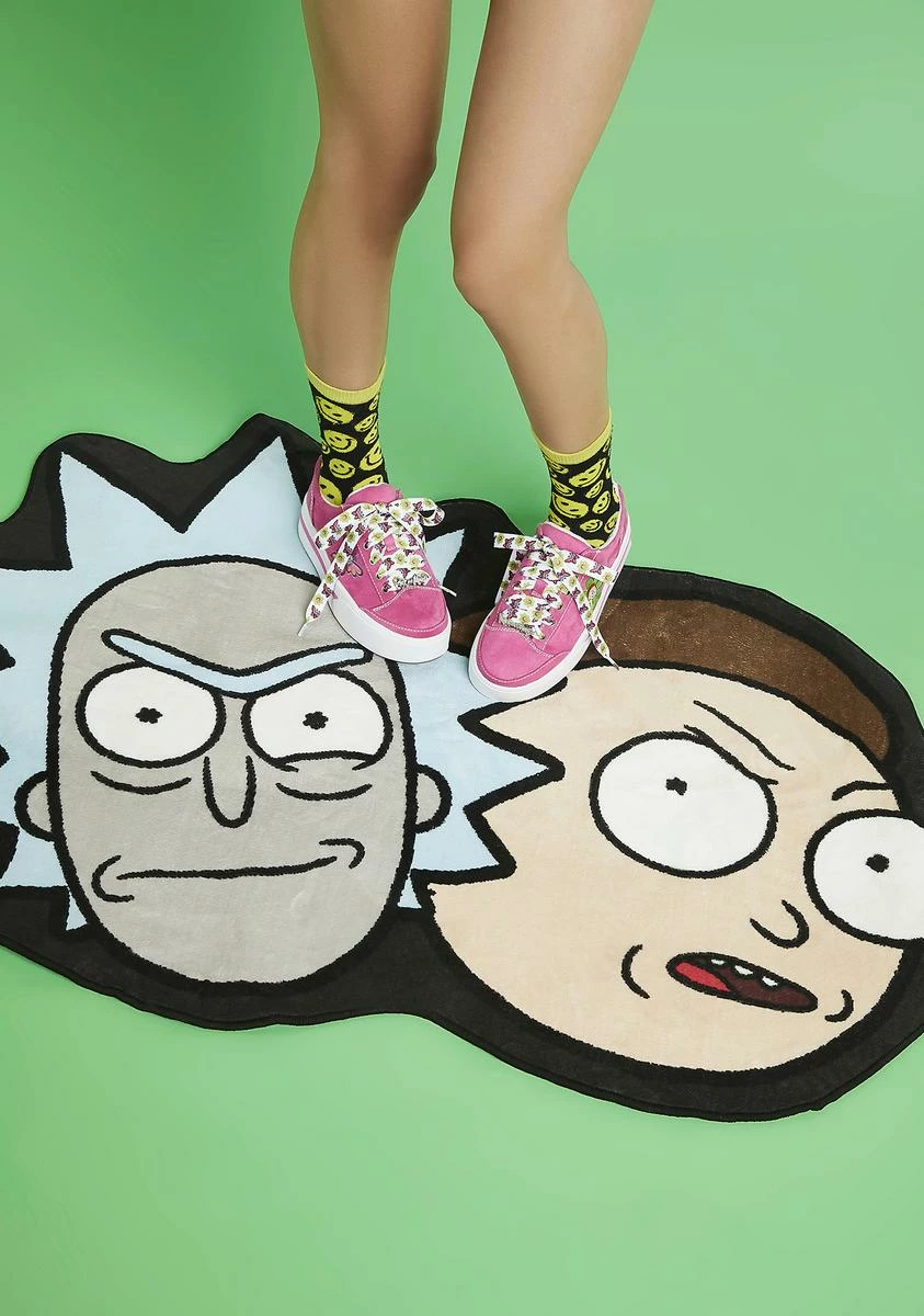Dolls Kill X Rick And Morty Never Ricking Morty Rug