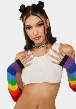 X_CIEL Call Me Lucky Rainbow Gloves