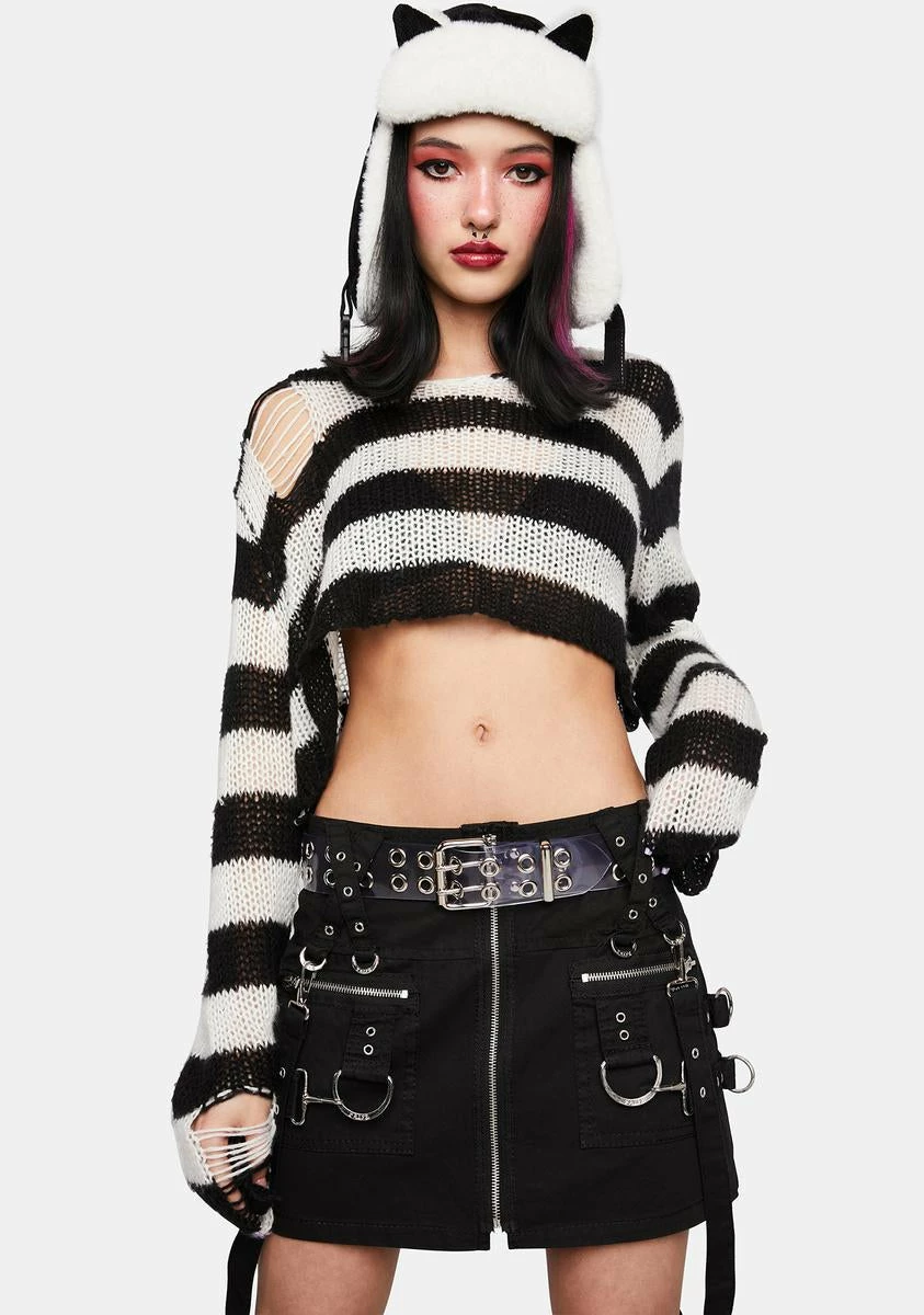 Funk Plus Clear Vinyl Double Grommet Belt - Image 3