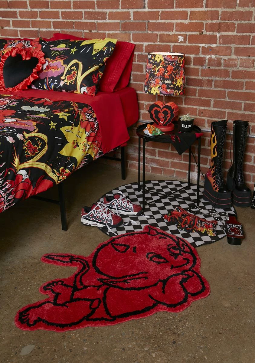 Dolls Kill X Hot Stuff Casper Just Can't Resist Tufted Rug - Image 2