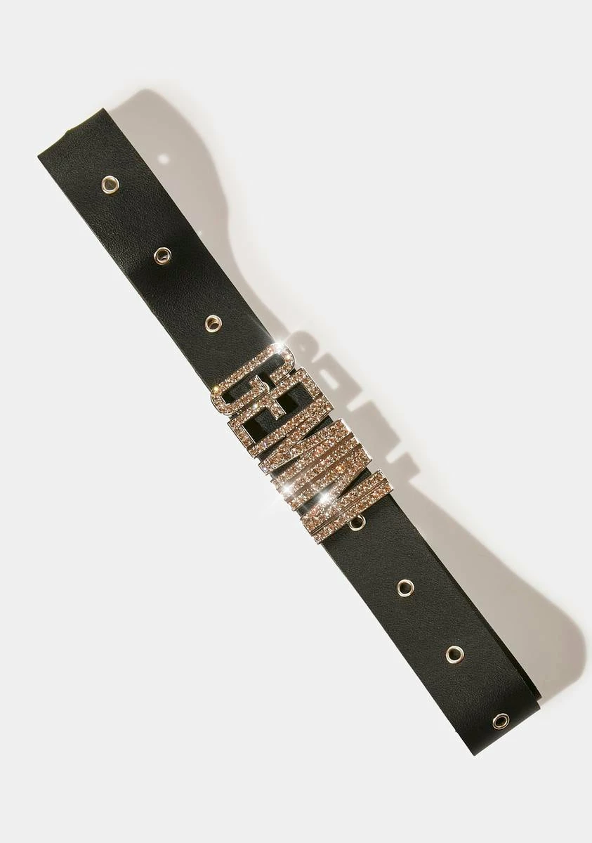 X_CIEL Curious Gemini Rhinestone Belt - Image 2