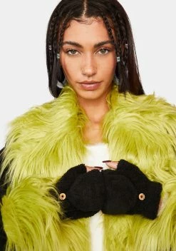 X_PTLHZ Chasing Glory Fuzzy Gloves