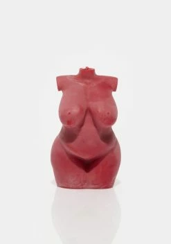 DECOR ATE ME STUDIOS Hot Pink Queen Body Candle