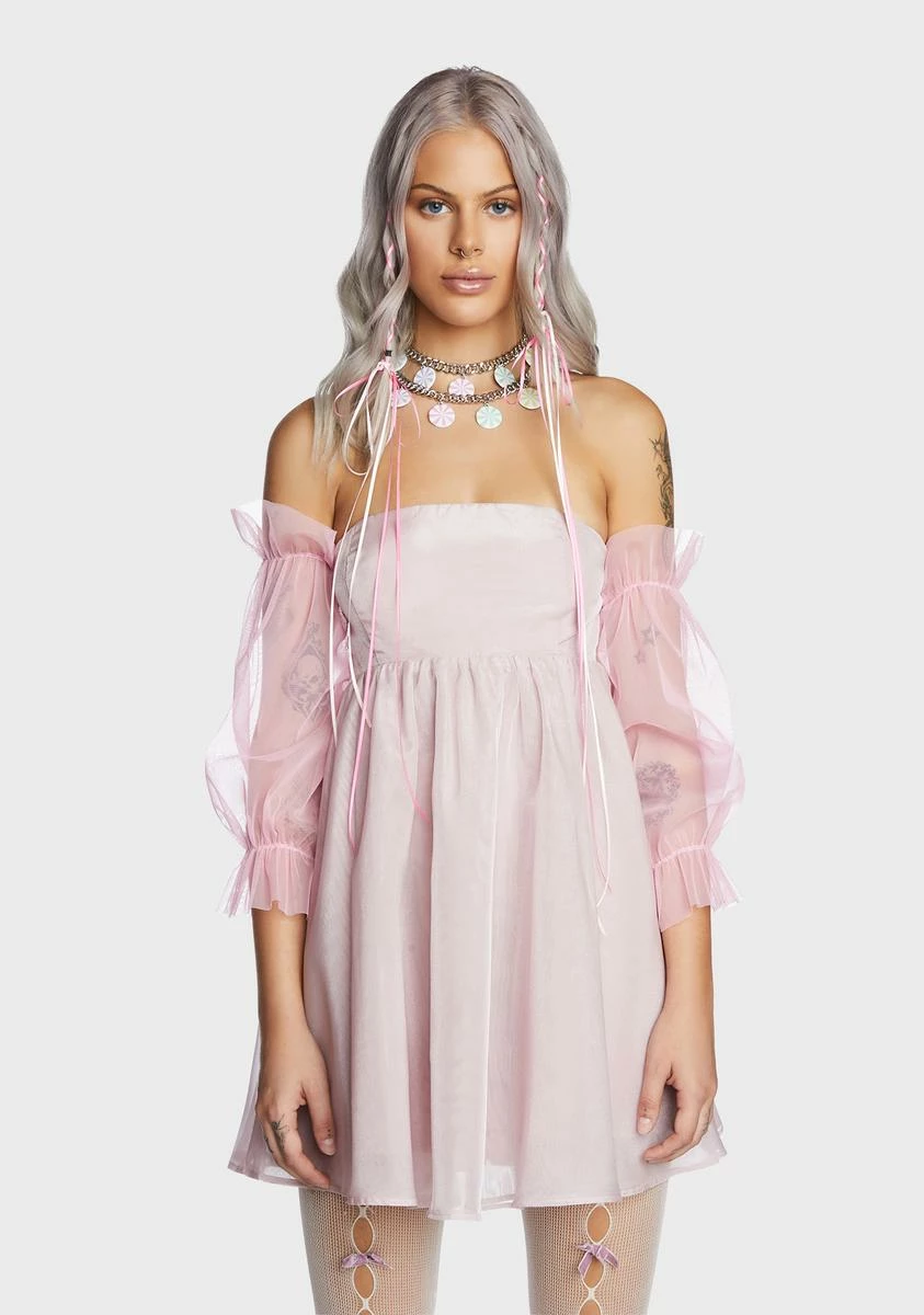 X_CIEL Purest Pixie Sheer Arm Sleeves