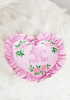 Dolls Home Take A Chance Heart Pillow