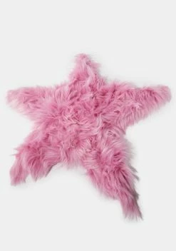 X_PTLHZ Baby Wish Upon Me Furry Star Rug