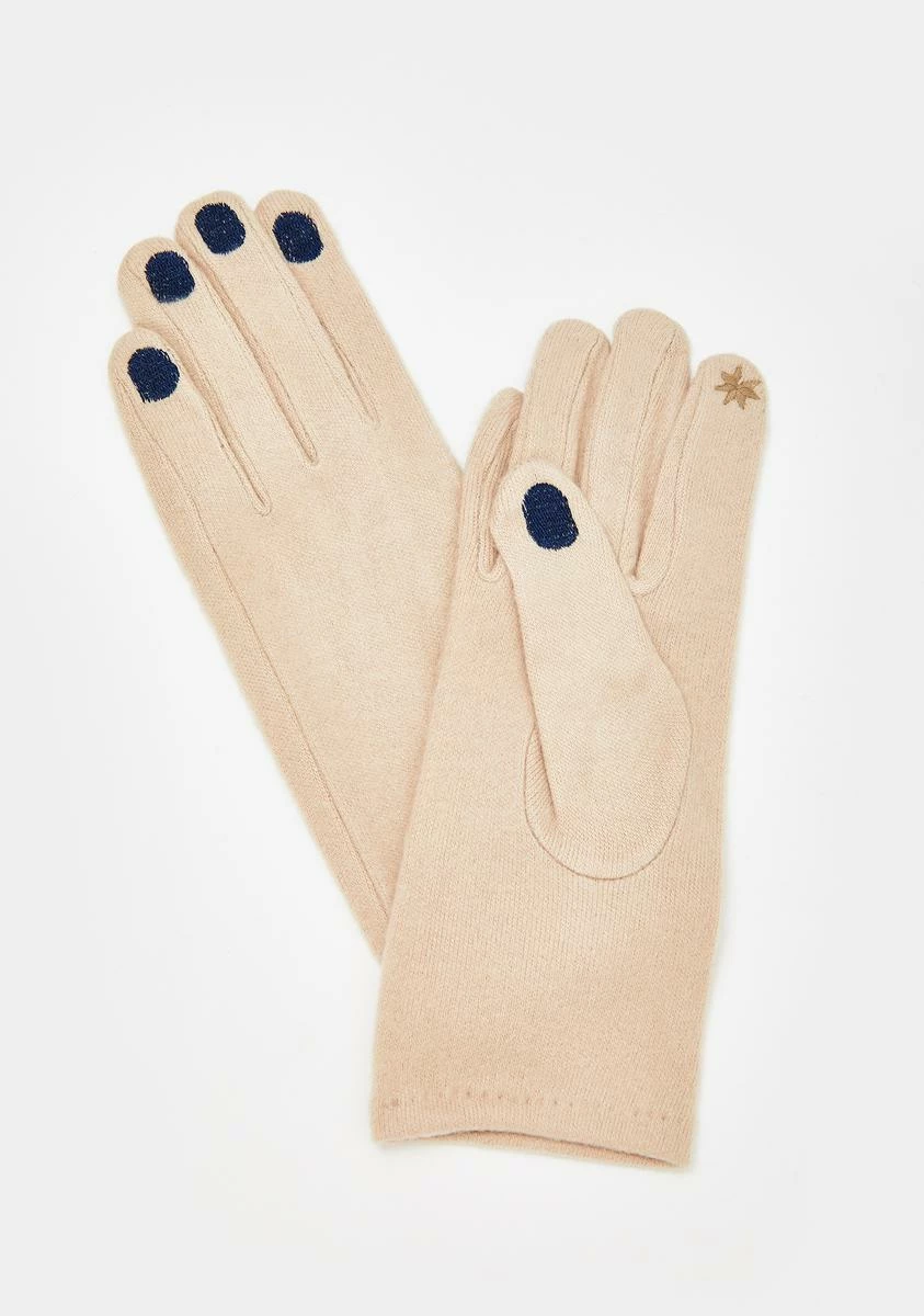 X_Ana Accessories Iced Nails Before Males Knit Gloves - Image 2