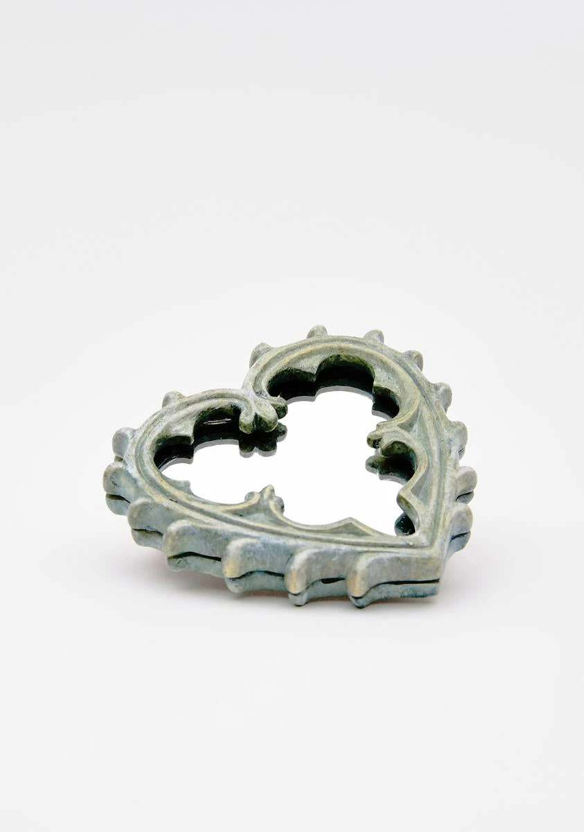 Alchemy England Gothic Heart Compact Mirror - Image 2