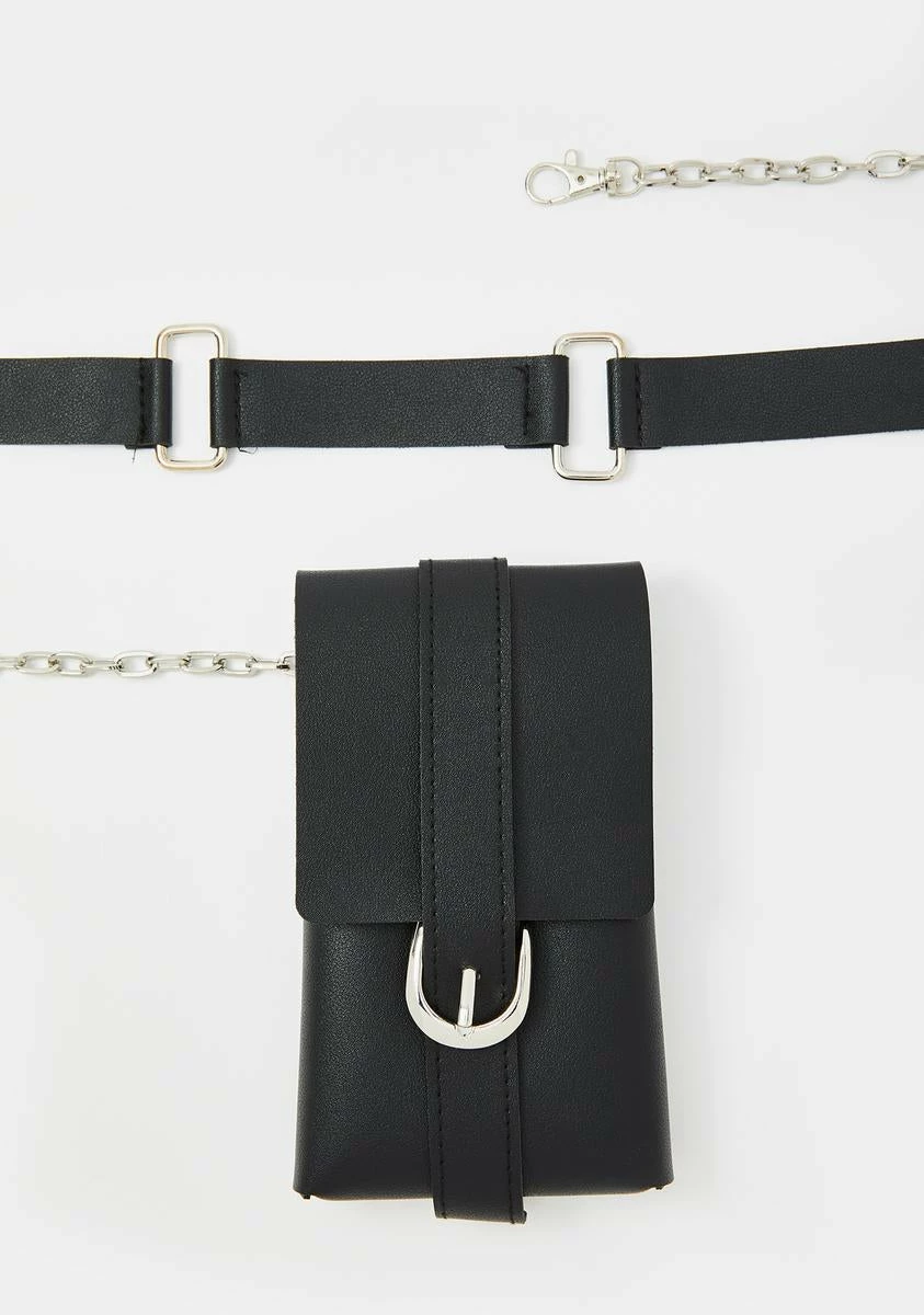 X_Impulse Fashion Accessories Third Rail Crossbody Belt Bag - Image 2