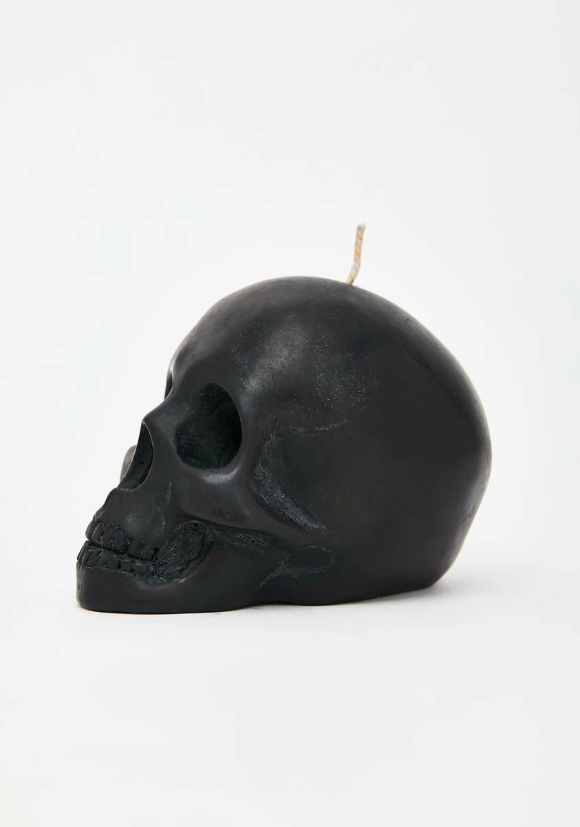 THE BLACKENED TEETH Skull Scented Soy Candle - Image 3