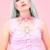 X_CIEL Kinky Candy Holographic Harness