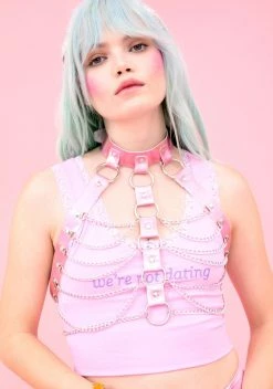 X_CIEL Kinky Candy Holographic Harness