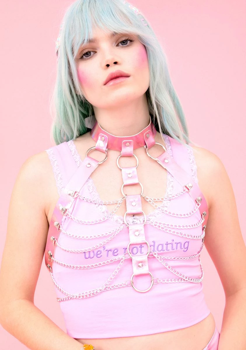X_CIEL Kinky Candy Holographic Harness