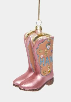 X_Cody Foster Ride 'Em Boots Ornament