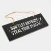 X_Something Different Steal Ur Magic Wall Sign