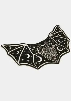 Too Fast Bat And Moons Rug