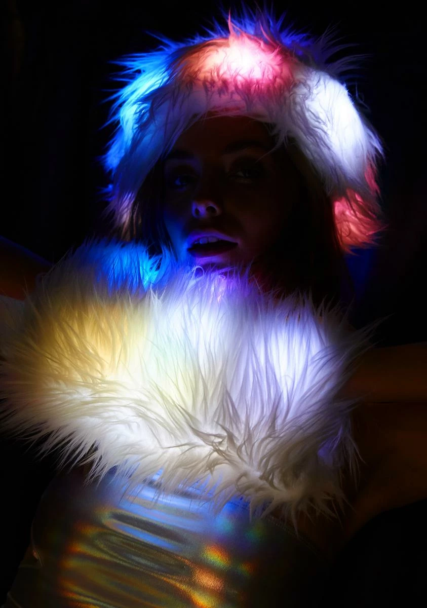 J Valentine Ice Queen Light Up Muff