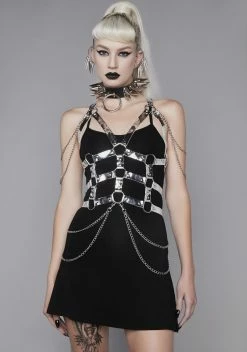 Widow Future Chaos Metallic Body Harness
