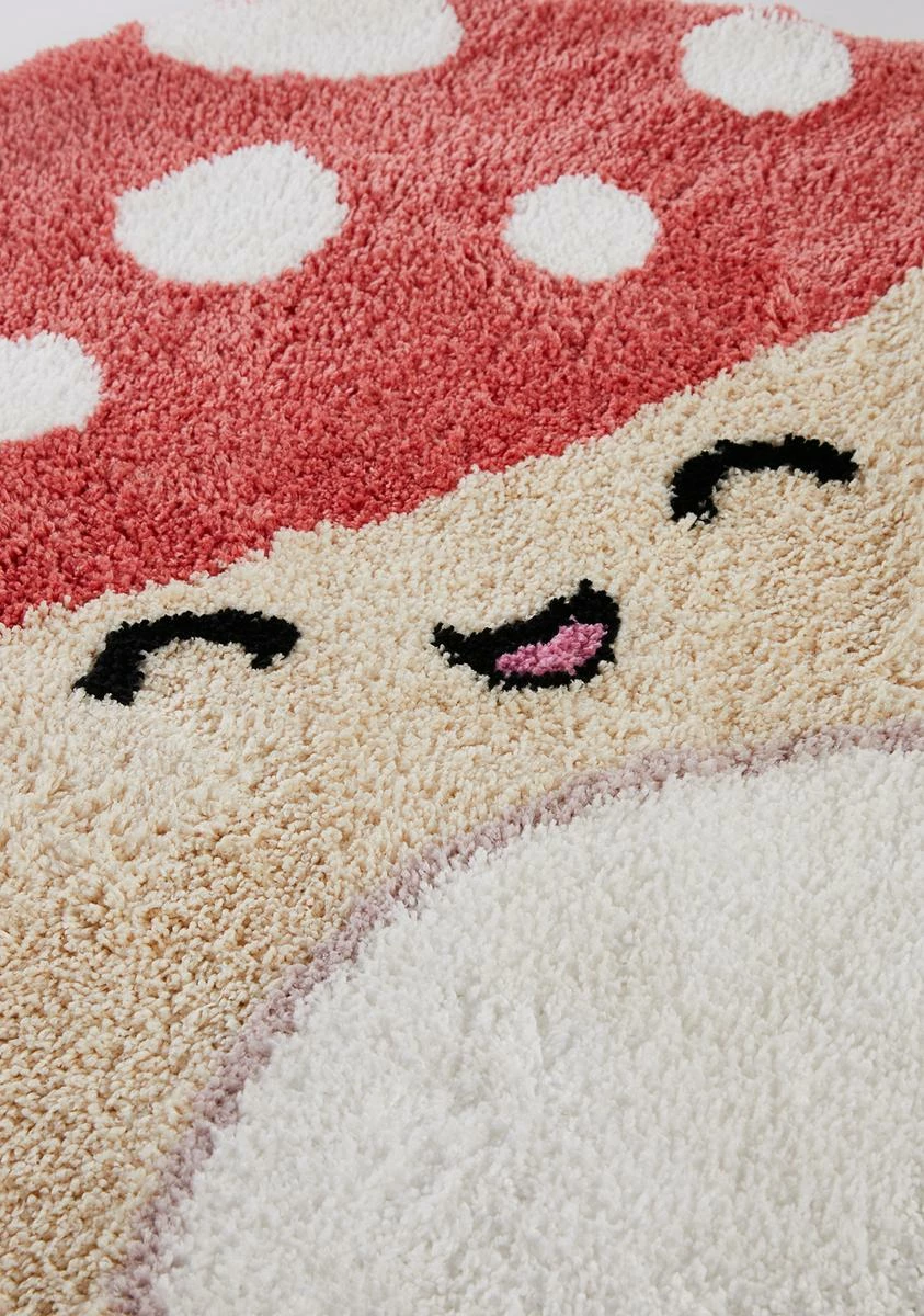 Dolls Kill X Squishmallows Malcolm The Mushroom Tufted Rug - Image 3