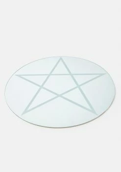 X_Something Different Round Pentagram Mirror