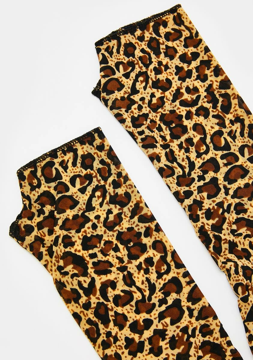 X_Western Fashion Press Paws Fingerless Gloves - Image 2