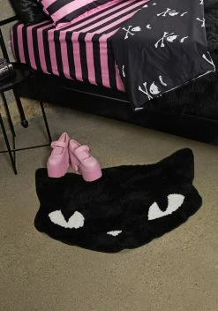 Dolls Kill X Emily The Strange Old School Style Cat Rug