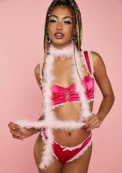 X_CIEL Long Distance Feather Boa