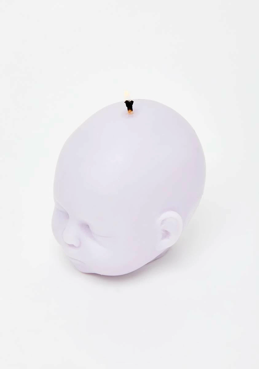 THE BLACKENED TEETH Lilac Baby Doll Soy Candle - Image 2